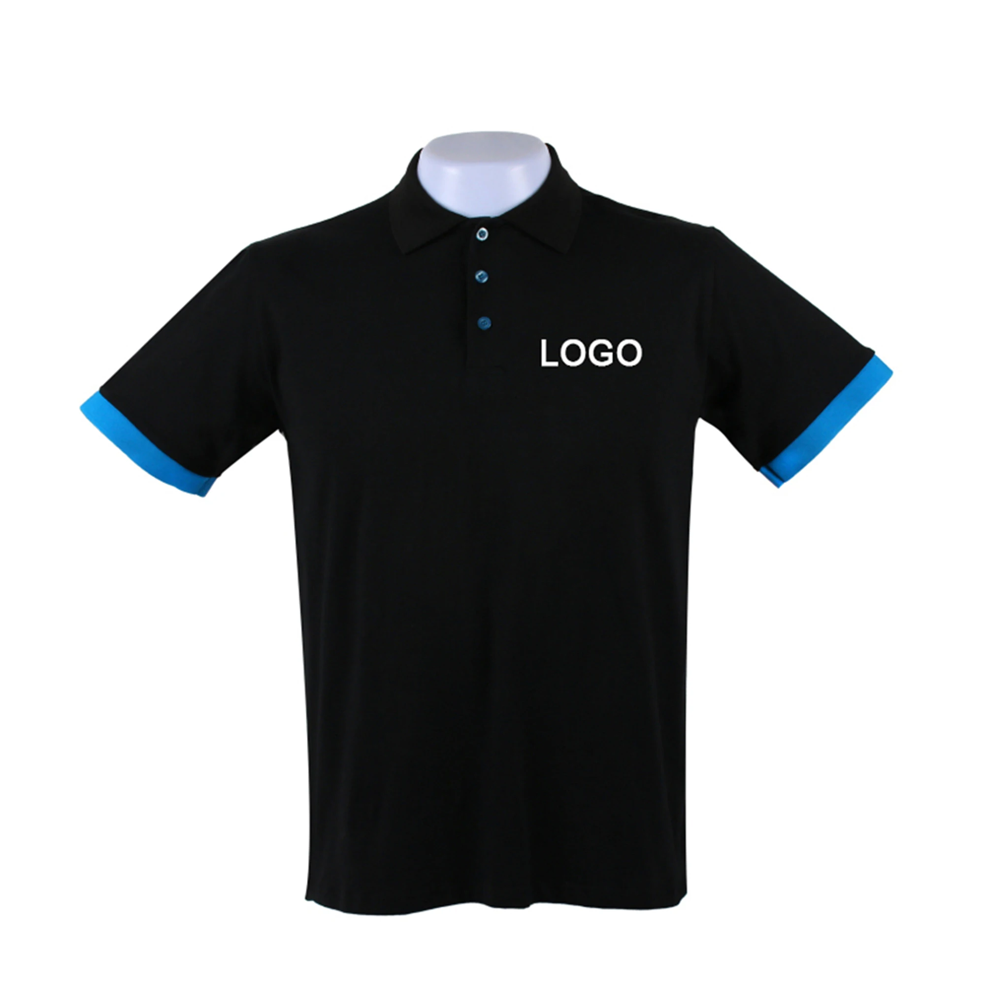 High Quality 100% Cotton Pique Mens Customized Polo Shirts