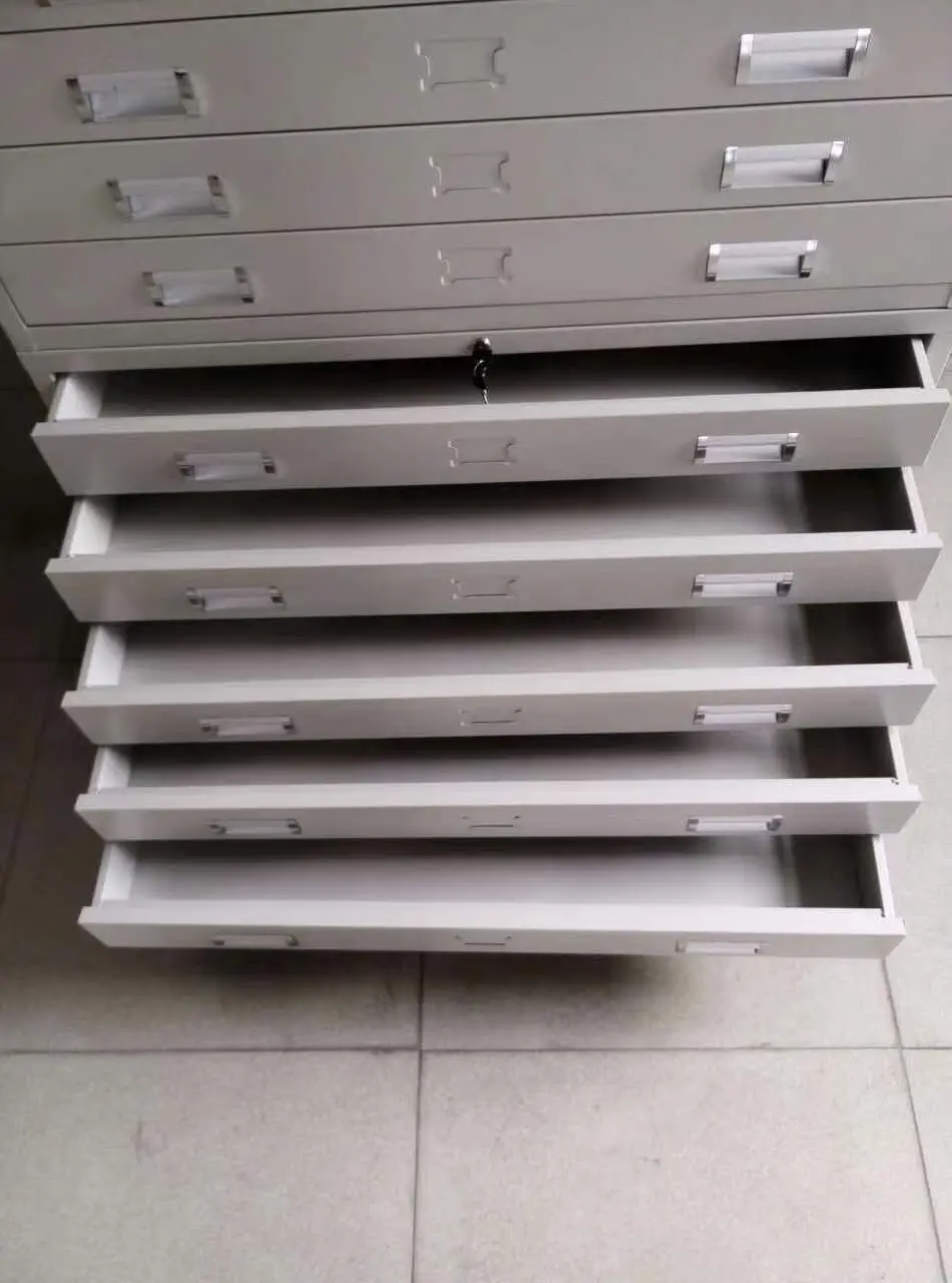 A0 and A1 paper map cabinet plan drawing filling flat storage filing cabinet map stand cabinet