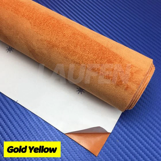 10 Years Warranty Adhesive Viscosity Vehicle Suede Fabric Wrap Film/car Suede Wrapping Back With Glue 1.49*15m/roll