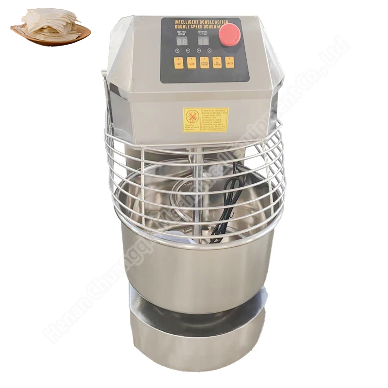 Variable Speed Mixer Flour Mixing Machine For Bakery Horizontal Dough Kneader Mixer