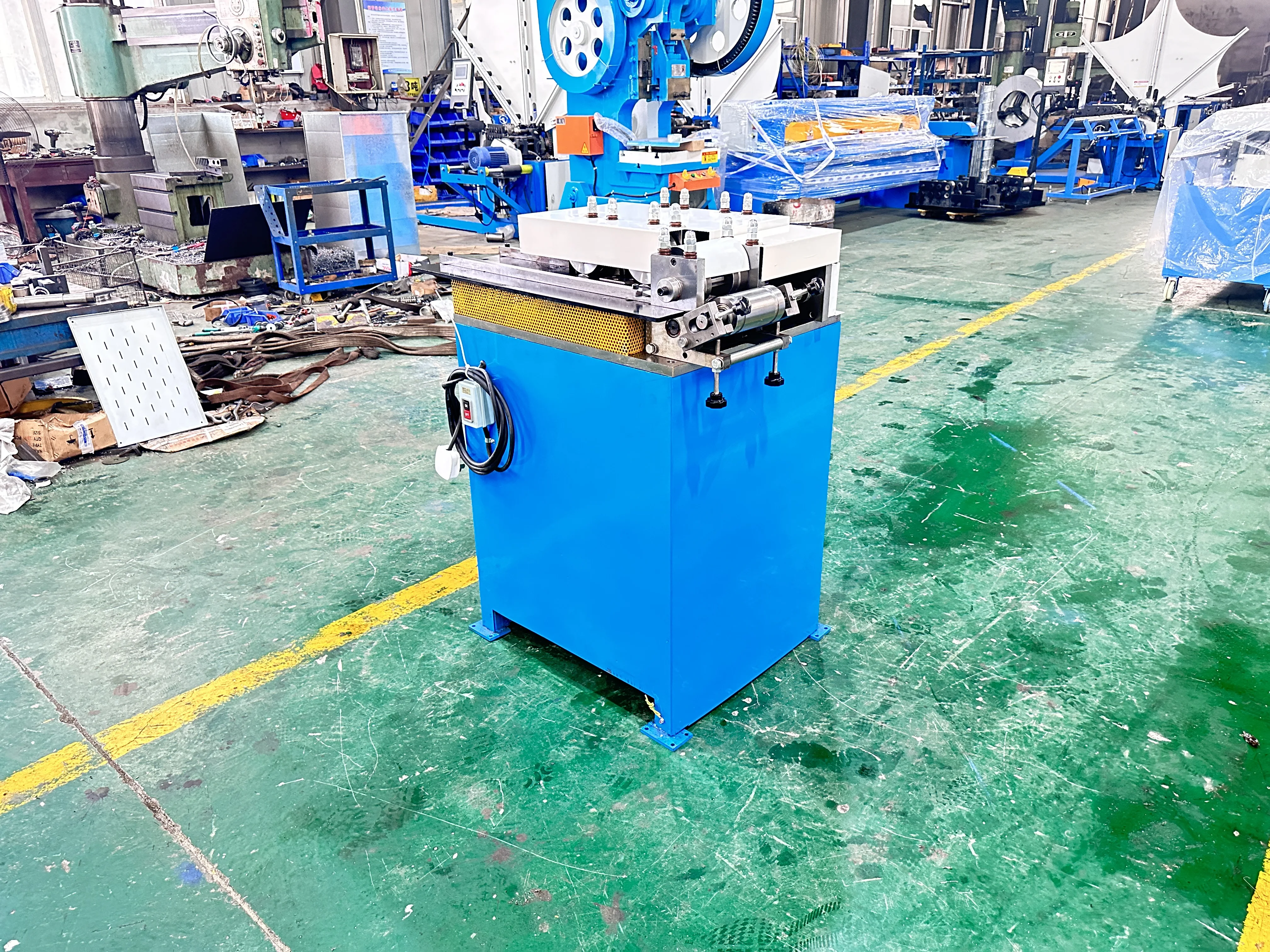 Dovetail Collar Machine for round hvac duct making machines