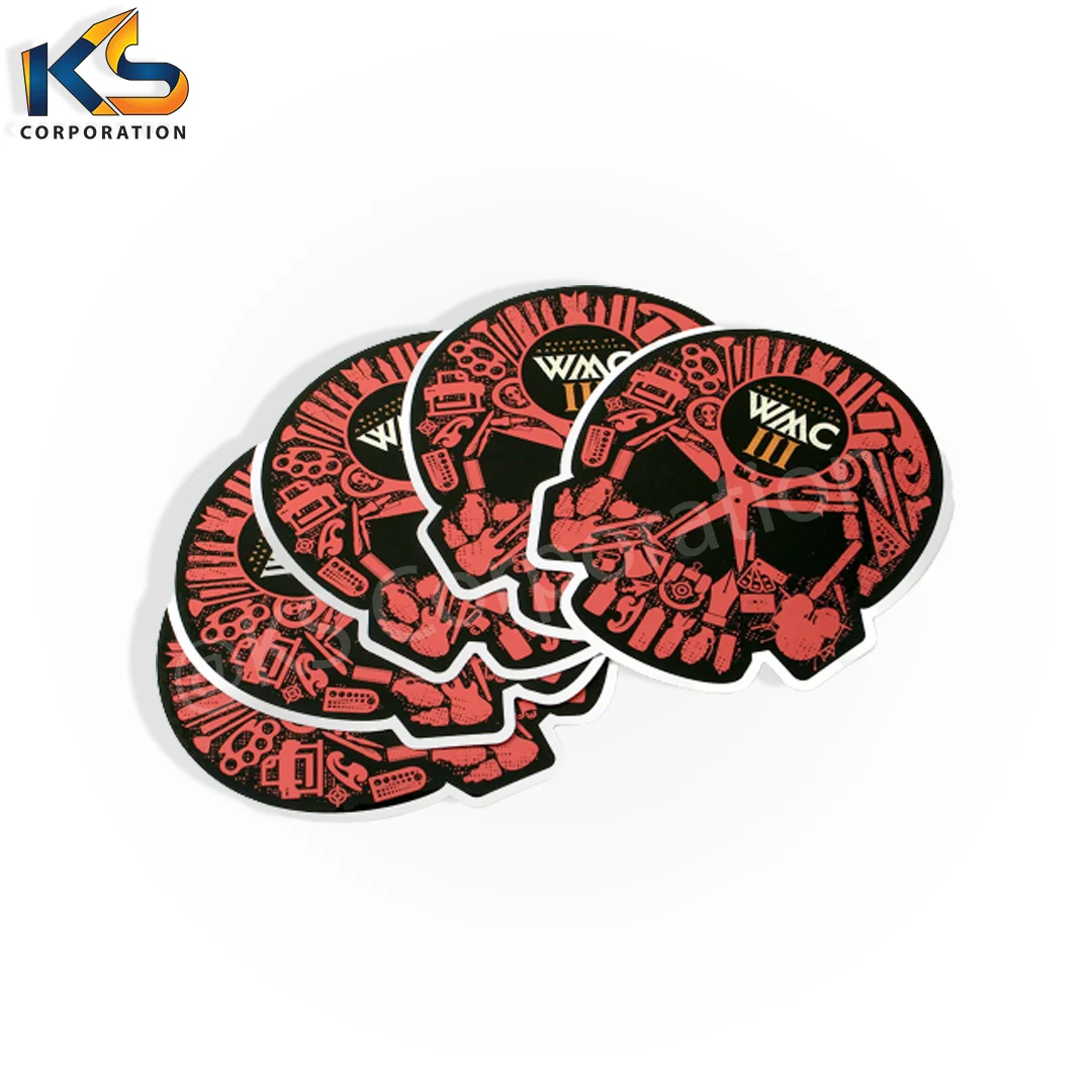 Custom Vinyl Cartoon Die Cut Sticker Wholesale Custom Logo Die Cut Stickers Printing Logo High Quality Stickers
