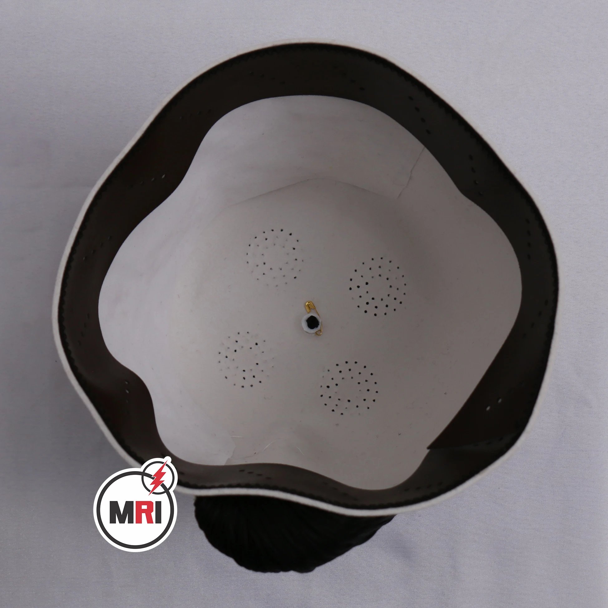 DOI MAHOMET Fez Golden Bullion Two Rows White Fezzes Hand Embroidered Custom Court and Number 2 Two Rows White Fez