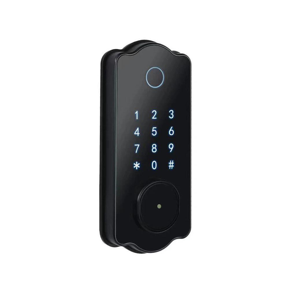 Smart lock keyless entry door bolt door lock, digital password fingerprint electronic door lock with keypad