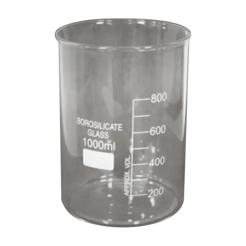 Beakers Low Form without Spout borosilicate glass Laboratory in capacity 50ml-2000ml  Radical OEM Services