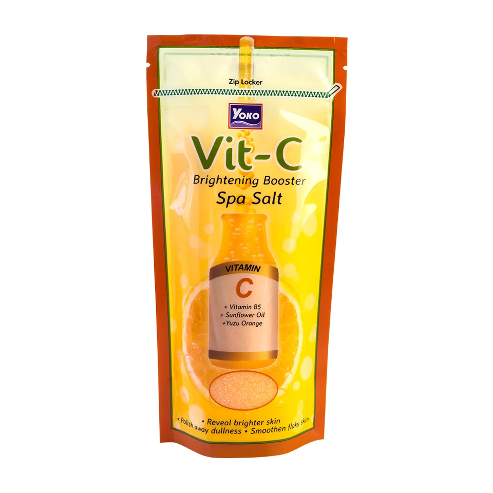 YOKO VIT-C BRIGHTENING BOOSTER SPA SALT 300g. ORIGINAL FROM THAILAND