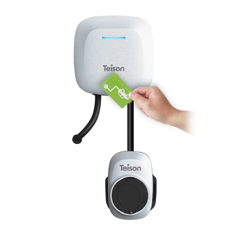 Teison 16a/32a EV зарядная станция с приложением/WIFI/4G/RFID/OCPP Wallbox EV Зарядка Тип 2 Выходная зарядка