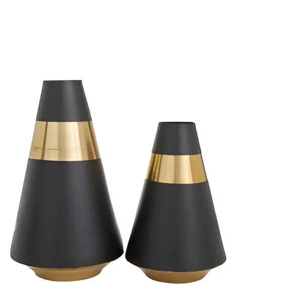 Modern Extra Large Hammered Table Vase Gold Finish Low Price Home Decorative Flower Pot Floor Table Decor