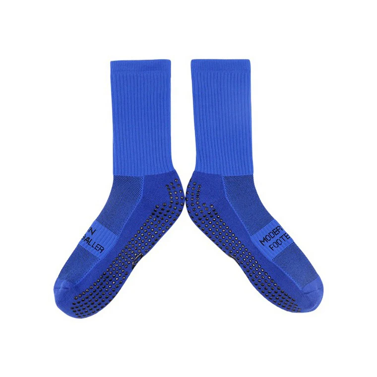 Custom sale grey green youth athletic anti slip ankle compression sports high crew socks with grip