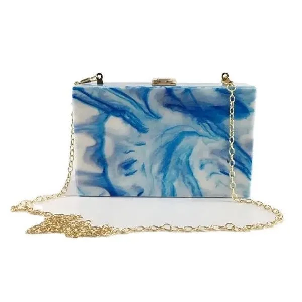 Best Quality Resin Clutch Colorful Bead Handle Clutch Bag Fashion Evening Purses For Women Handbags bag High Quality luxury bags