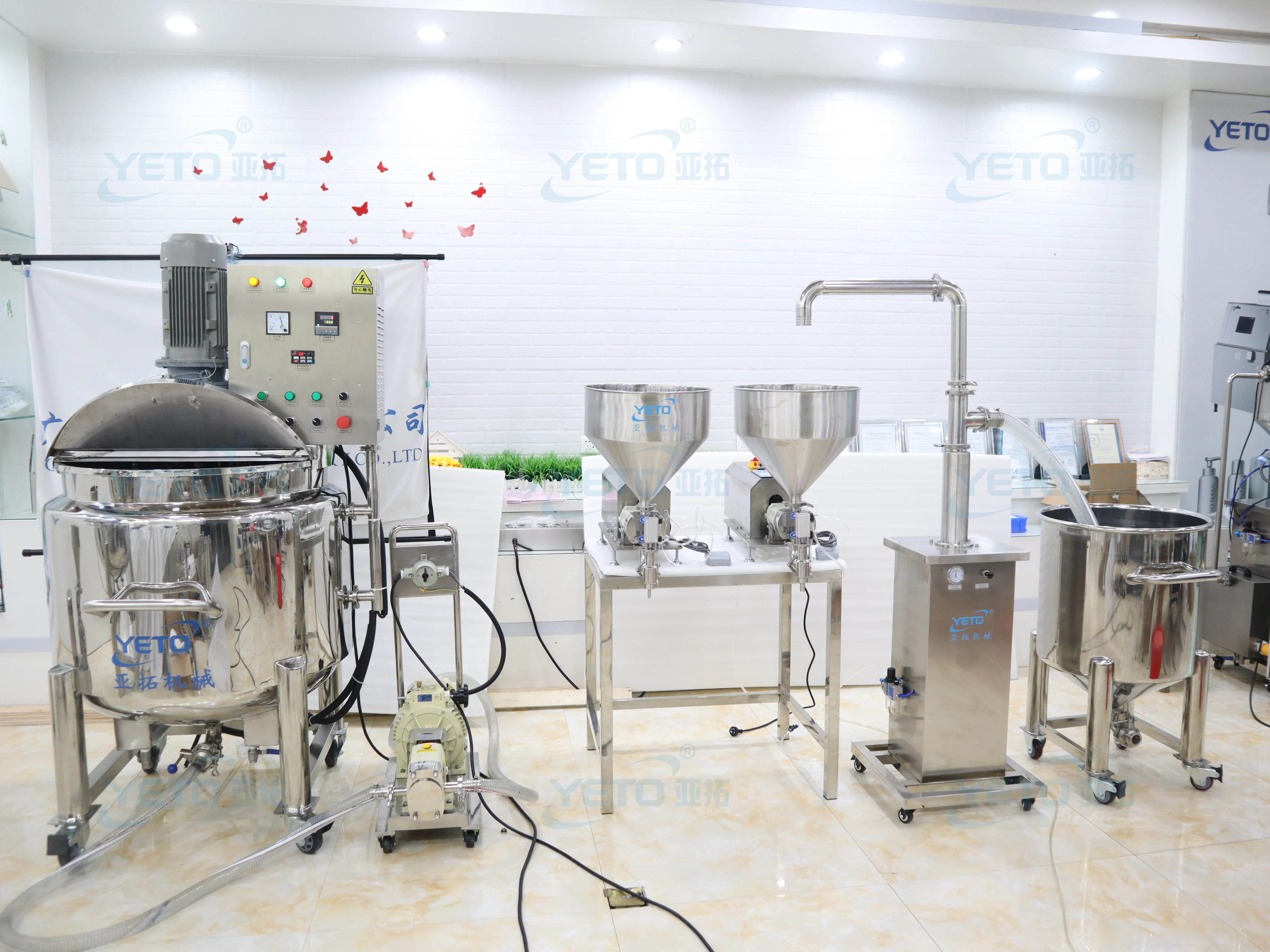 Semi Automatic Mayonnaise Ketchup Sauce Jam Rotor Lobe Pump Filling Machine High Viscosity Cosmetic Cream Ointment Filler