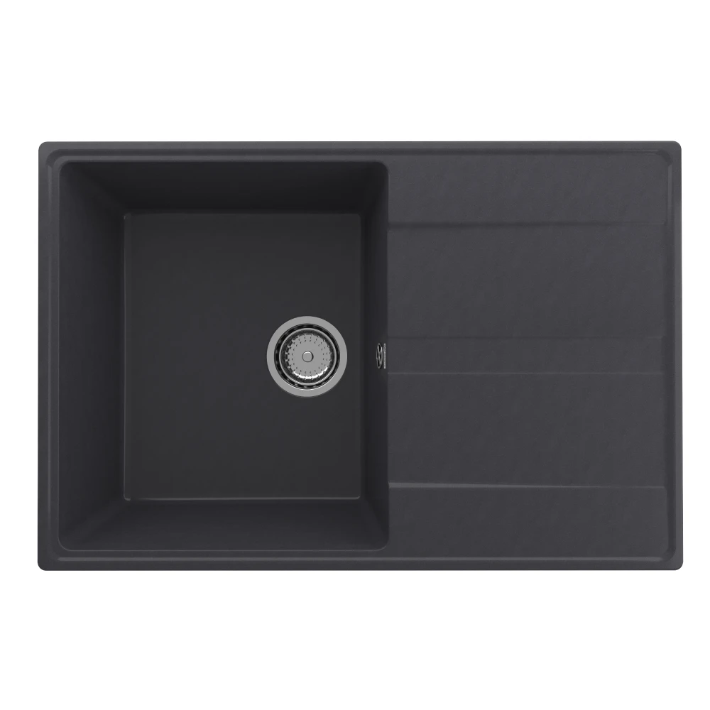 ULGRAN Quartz Prima 750 reversible one section kitchen sink made of composite