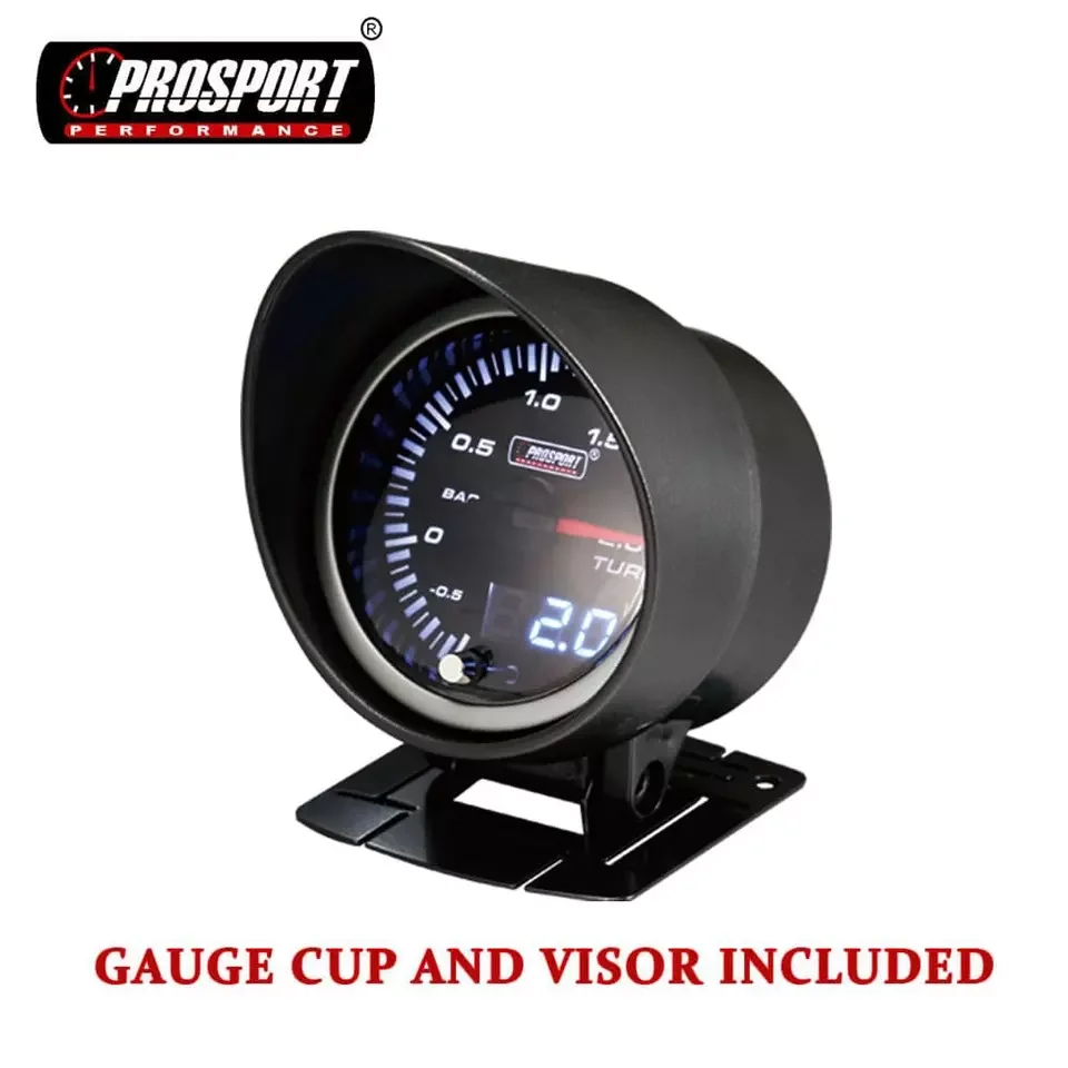 60mm Easy Install Oil Pressure Temp Gauge Engine Prosport