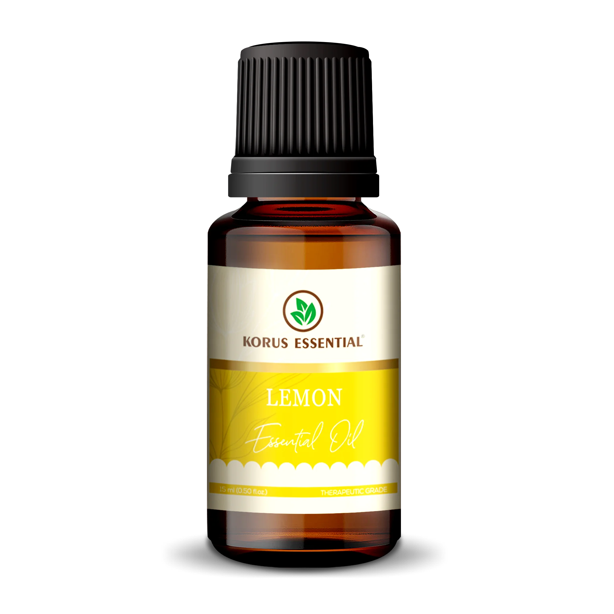 Korus Essential Lemon Essential Oil - Therapeutic Grade 15 ml