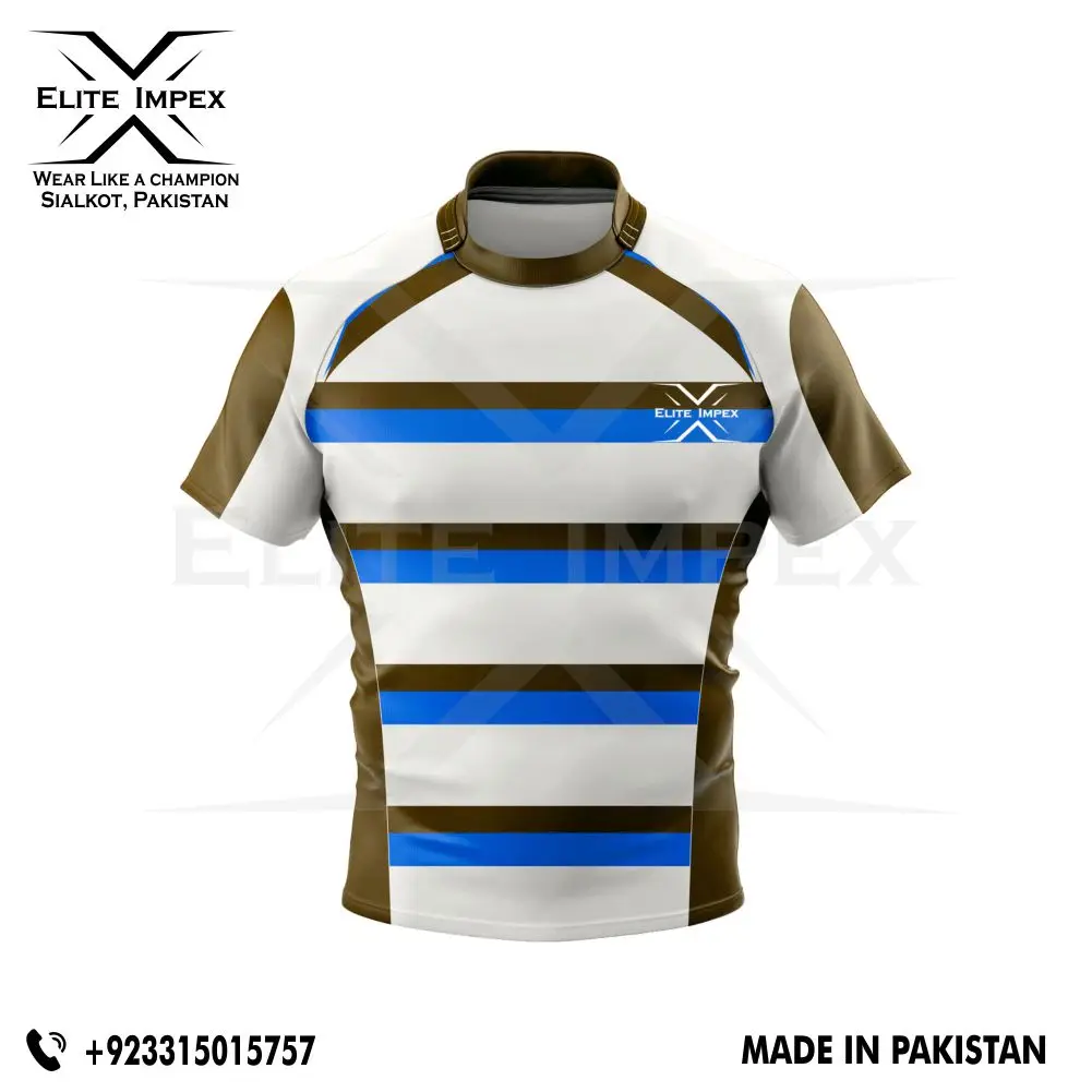 Design Your Custom Team Wear Custom Printing Rugby Uniform Factory Made Wholesale Price Quick Dry Rugby Uniform