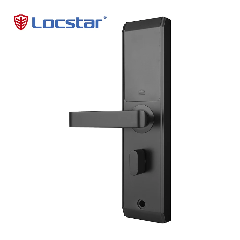 Locstar Aluminum Alloy Digital Password Rfid Electric Lock Tthotel Door Lock With Free Hotel Door Lock Management System