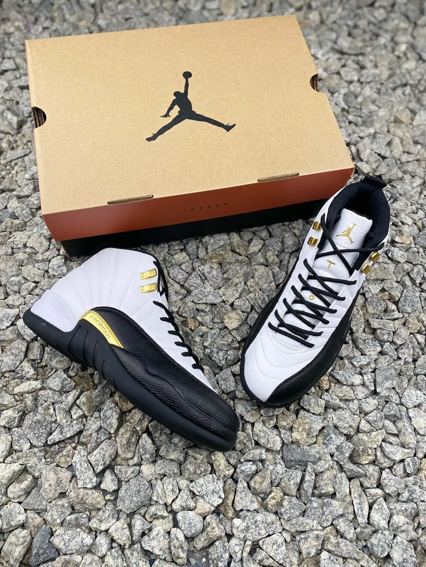 Top Selling Nike Brand Air Jordan AJ12 Royalty Medium Top Cultural Basketball Shoe Nike Outdoor Sport Nike Men Shoe Sneakers