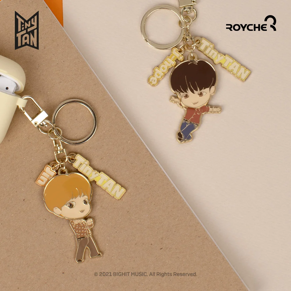 BTS Tiny Tan Dynamite Metal Keyring Delivery from Korea on the fastest wayIn Korea Best Selling Product