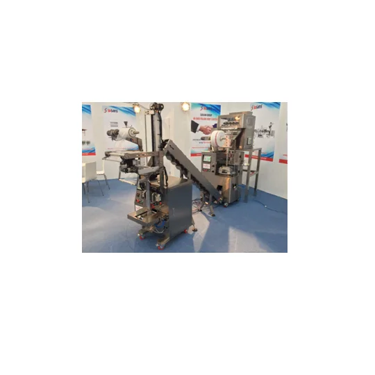 Latest Technology Made Pyramid Tea Bag Machine with Outer Pouch For Industrial Uses By Indian Exporters