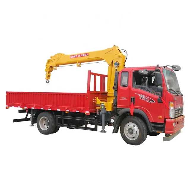 Foton 5 тонн платформа Аварийный Грузовик 4x2 Эвакуатор плоская кровать с краном