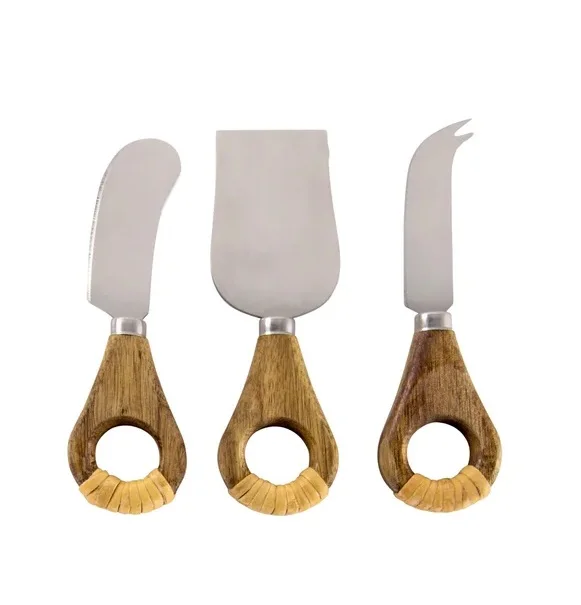 Stylish Handmade Cheese Tool Cutter With Wood Handle Cheese Knife In Wholesale Price