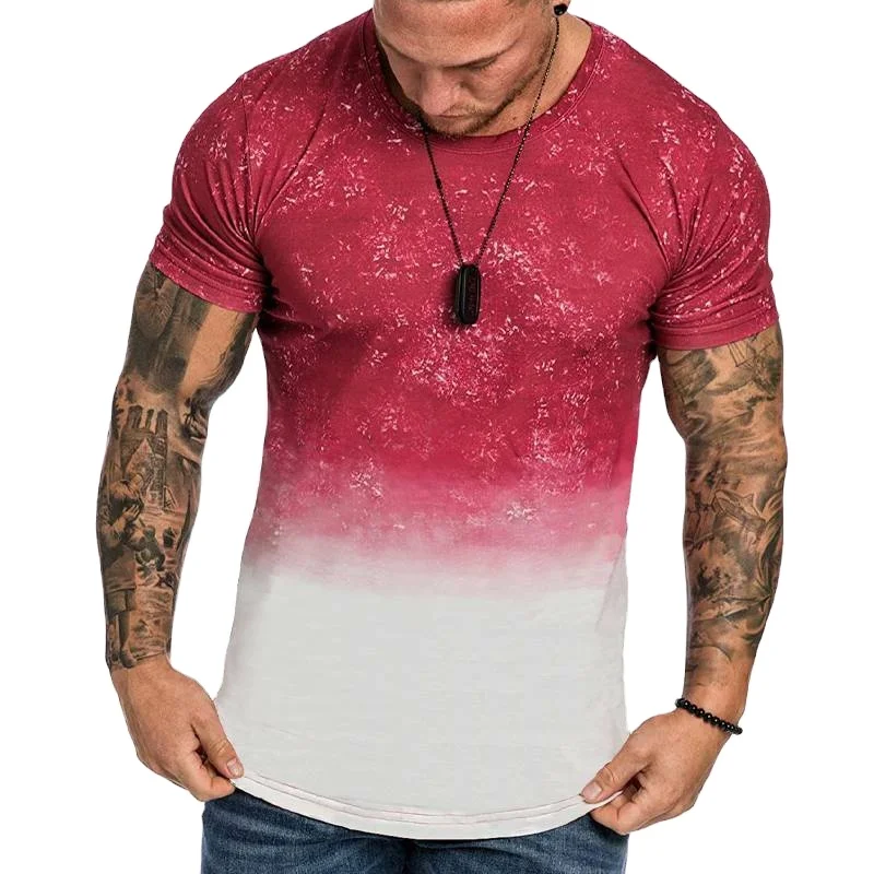 Gradient Color Boys T Shirts Top Trending Fitness Wears Custom Made Logos High Quality Sublimation T Shirts BY XAPATA SPORTS