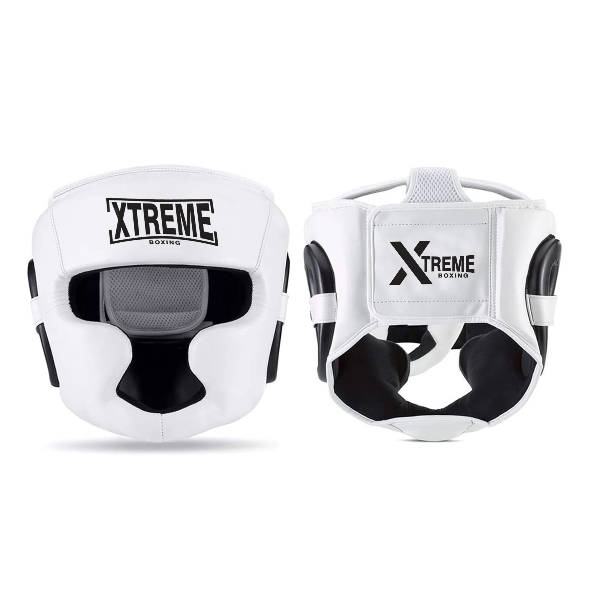 Safety Head Guard One Size Fits All Ages Boxing Headgear Closed Type Helmet, Sparring MMA Muay Thai Kick Brace Head Protection