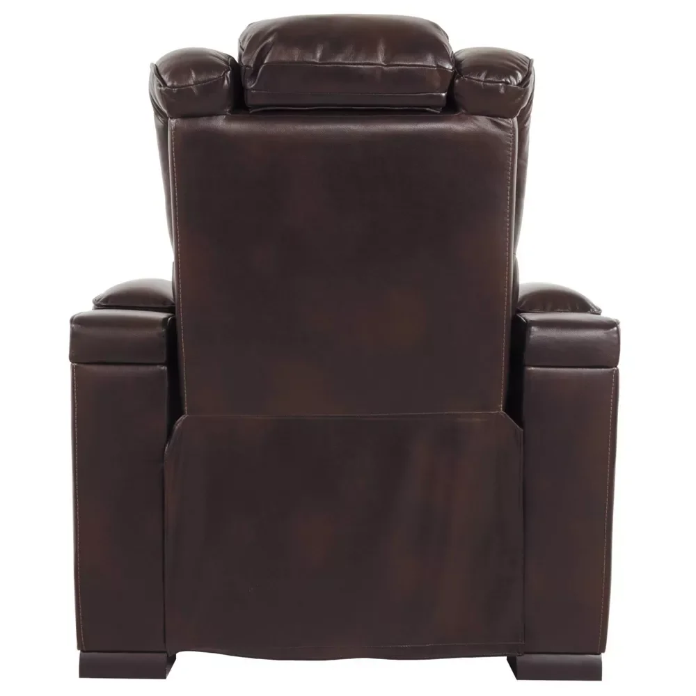 CY High quality comfortable leather power recliner home theater sofa