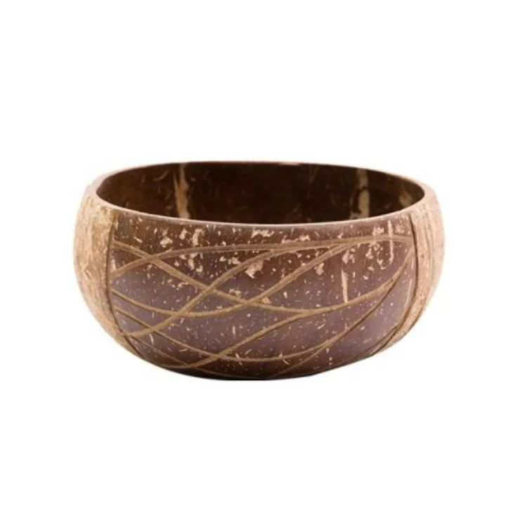 Coconut Wood Bowl High Quality Hand Made Handicraft For Kitchen Customized Made In Vietnam Manufacturer