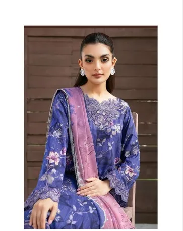 New Design Premium Quality Satin Georgette and Embroidery work and Stone Salwar Kameez from Indian Supplier