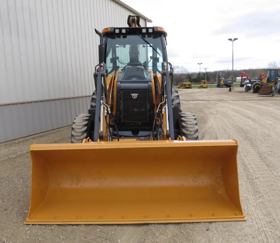 Fully Inspected 2017 4x4 Case 580SN WT Loader Backhoe with Enclosed Cab Bucket Heater Air Conditioning Two-speed