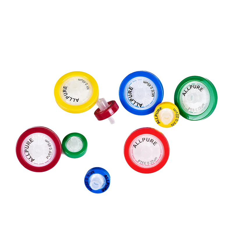 Lab PES PTFE Membrane Syringe Filter 13mm 0.45um Disposable Filter Cartridge