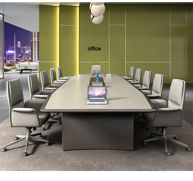 China factory price high quality modern boardroom table conference room long desk table