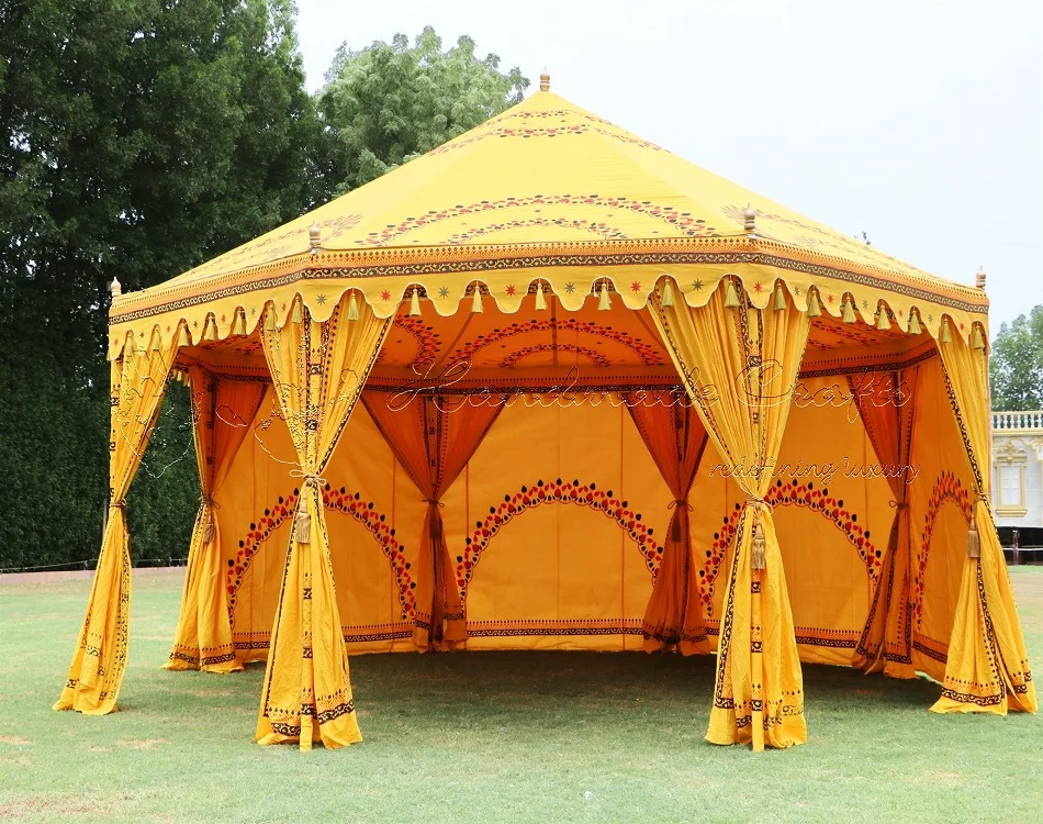 Hot Selling Indian Water resistant Outdoor frame Small Mughal Aman-E-Khas  Wedding Resort  Tent