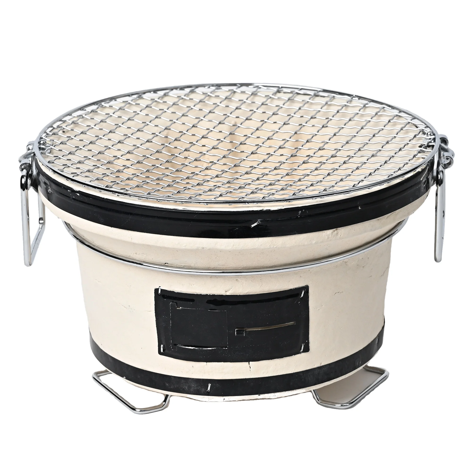 Foldable Hibachi Smokeless Portable Barbecue Equipment Outdoor Stainless Steel Chef