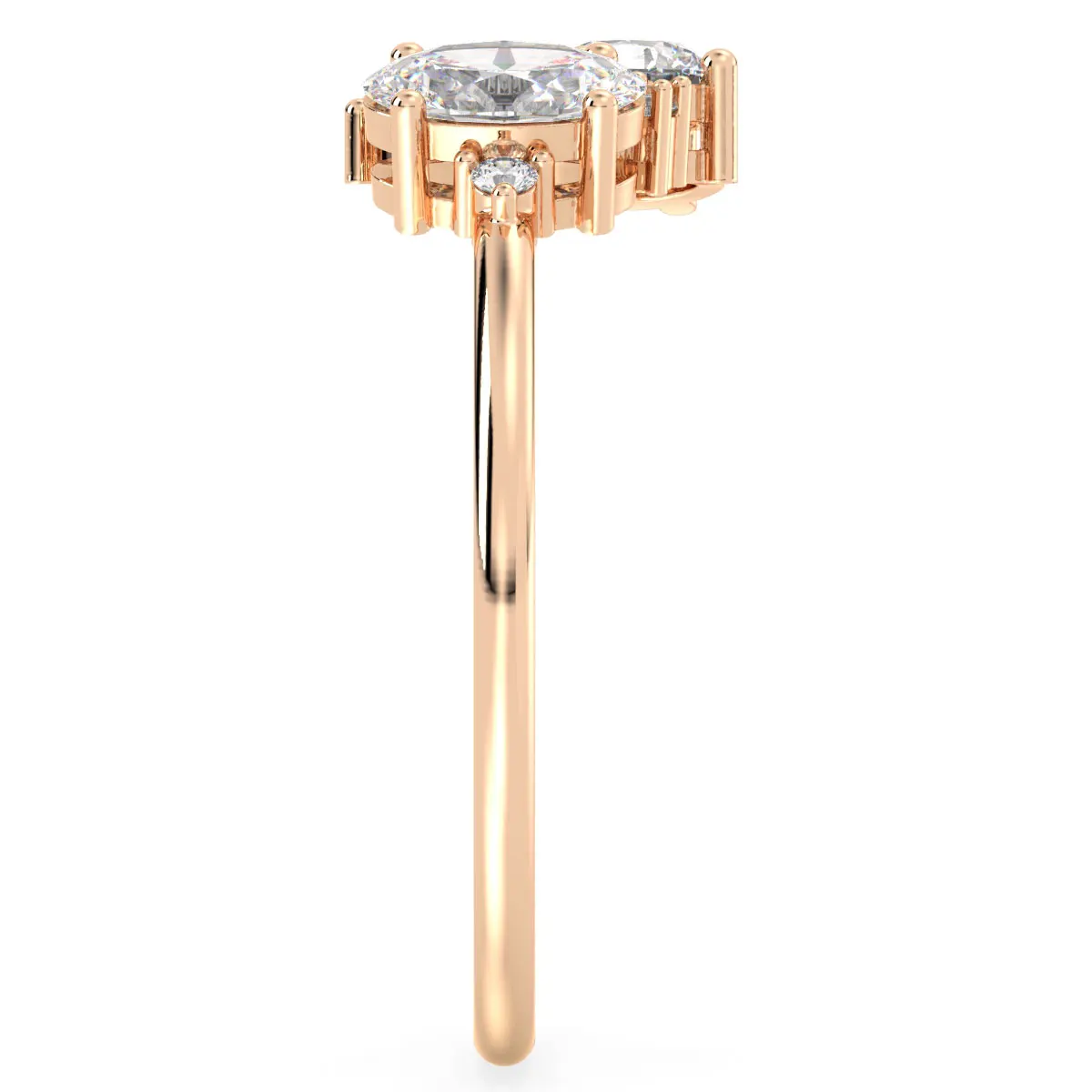 REYES Wholesale Price Moissanite Engagement Eternity Rings for Women in 10K 14K 18K Gold Wedding Fine Jewelry for Women