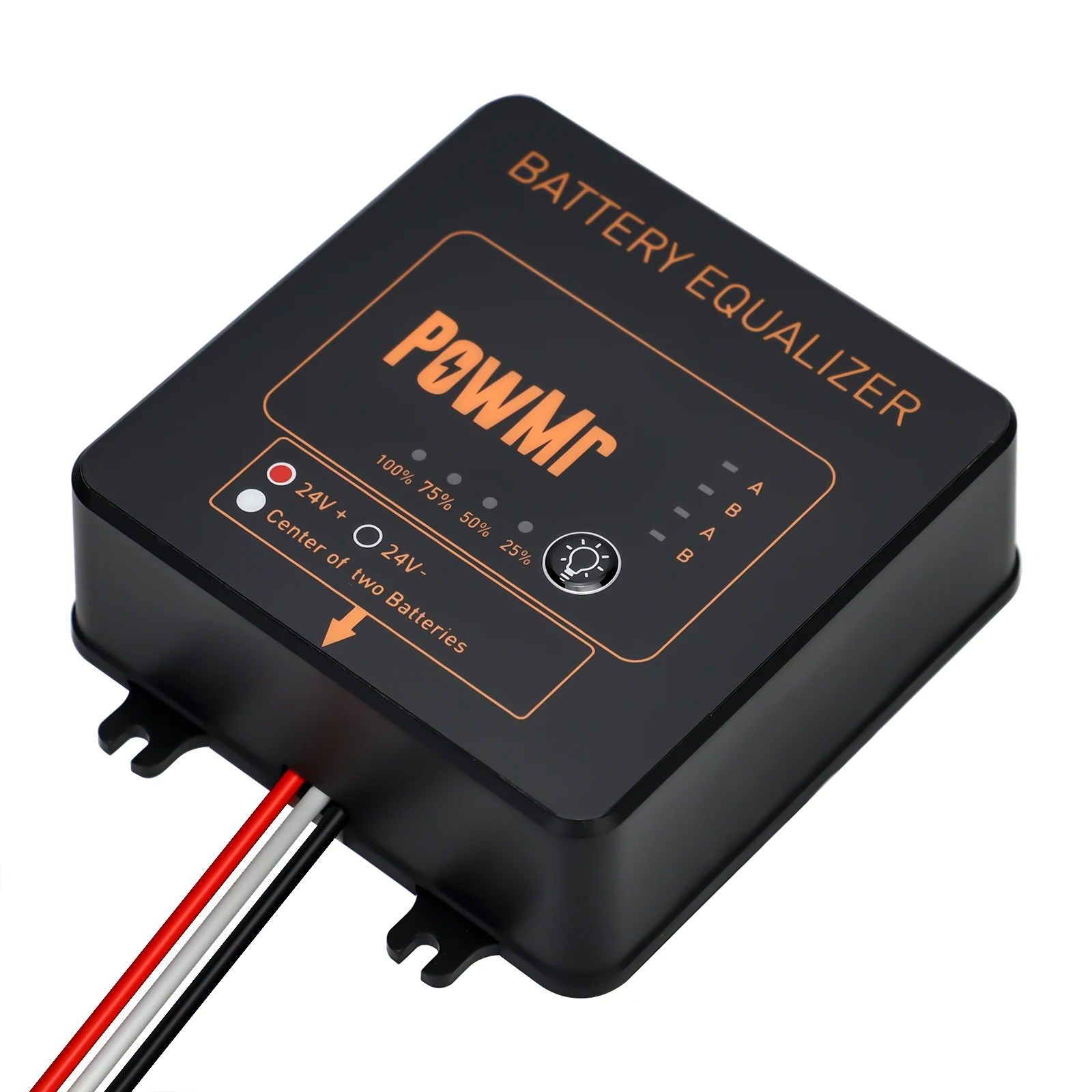 PowMr New Product BE24 Battery Balancer Charger Controller Solar System 24V Battery Equalizer