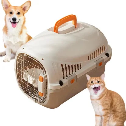 Новый портативный туристический чемодан для домашних животных 5-10kgTransport Cage Cat Air Box Pet Dog Carrier