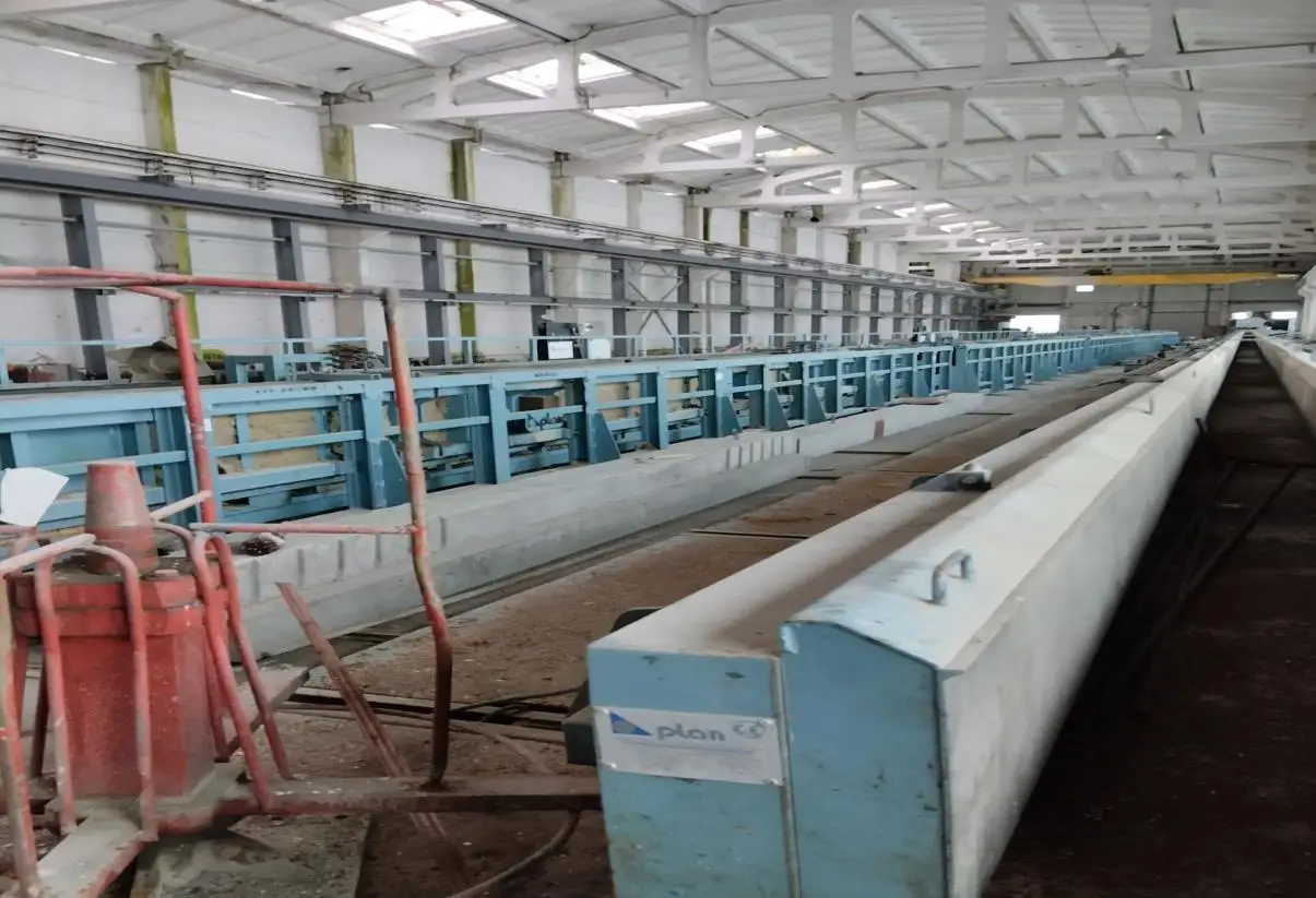 105 m. Precast Prestressed Beams And Blocks Production Line