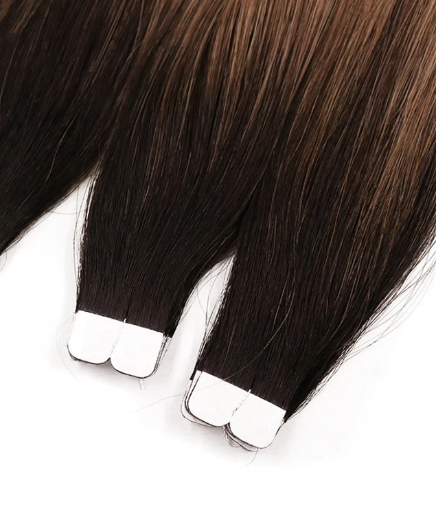 22 inches Mini Tape In Real Human Hair Extensions Skin Weft Cuticle Aligned Raw Virgin tape Hair Extensions 20pcs 50g Per  Pack