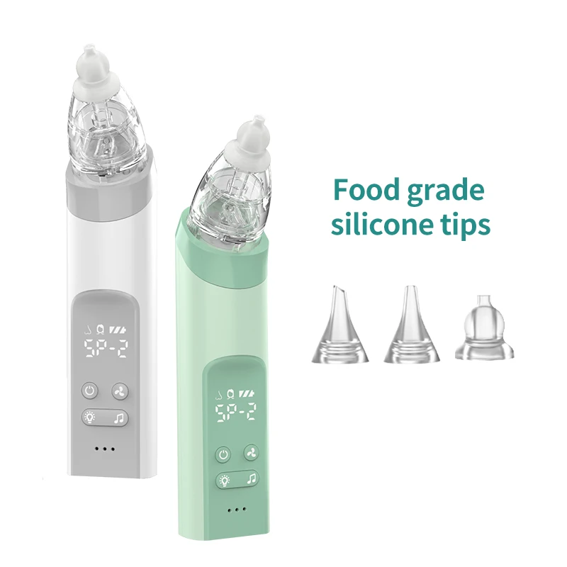 Certificate Baby Nasal Aspirator Suction Device Electric Nose Cleaner Rechargeable Protective for Infant Nose Suction