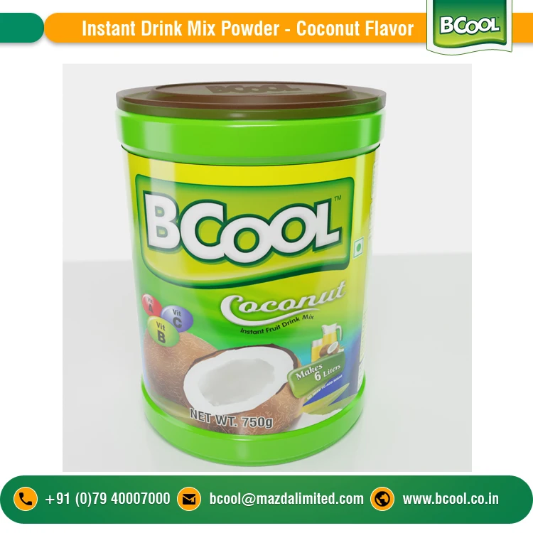 Factory Direct Supply of Private Label Soft Drink Delicious Coconut Flavor Instant Drink Mix Powder Available at Good Price