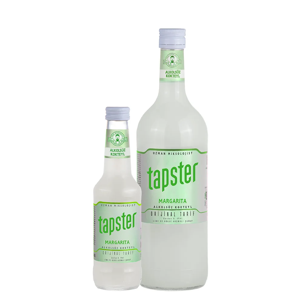 Non Alcoholic Cocktail Syrup Lemon and Agaver Flavored Syrup Soft and Smooth - From Turkey