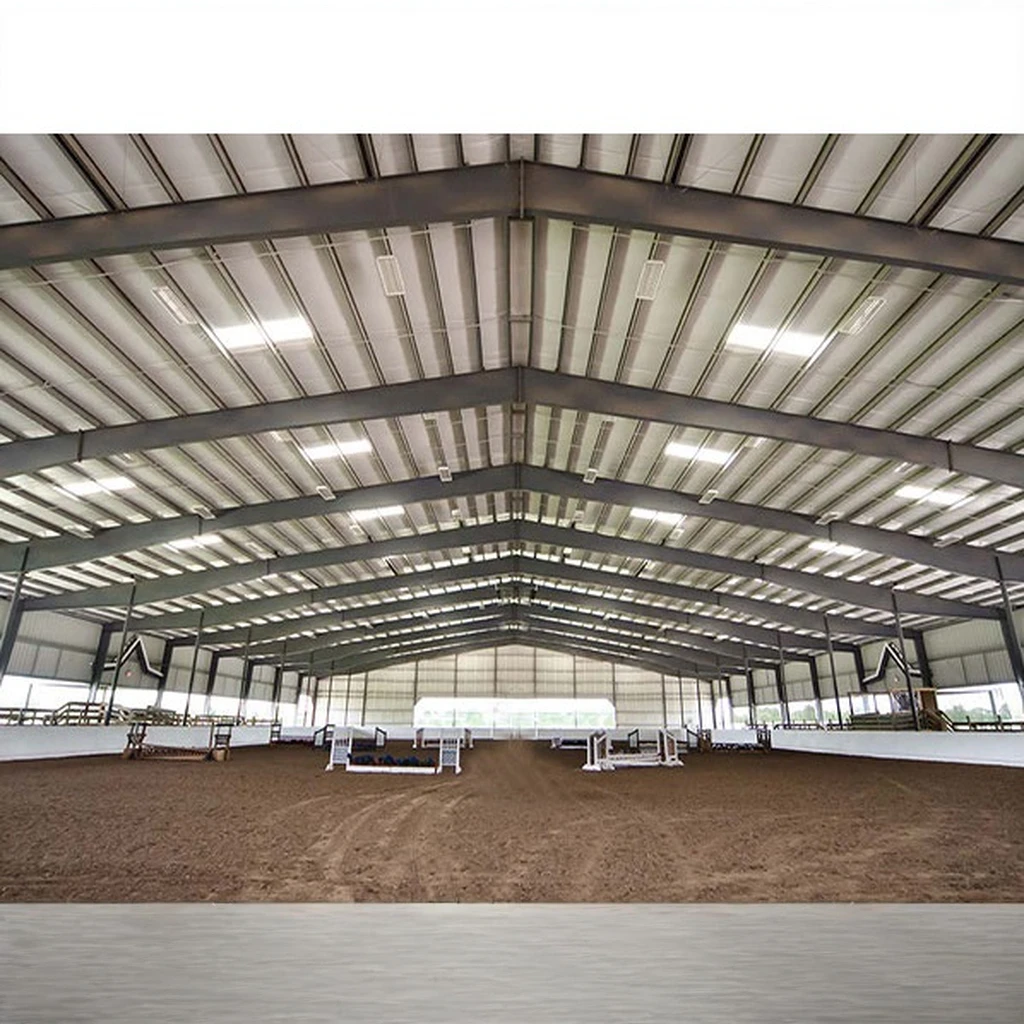 Livestock shelter dairy farm shed Prefabricated Sheep Goat Farming Sheds Design Goat House Farm Sheds for live cattle