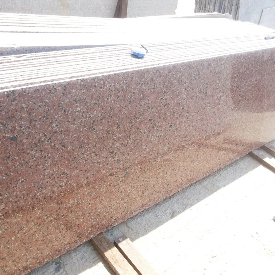 Rosy Pink Modern Design Granite Tile Polished Surface for Floor Wall Use in Kitchen Bathroom Outdoor Slab Flamed Surface Finish
