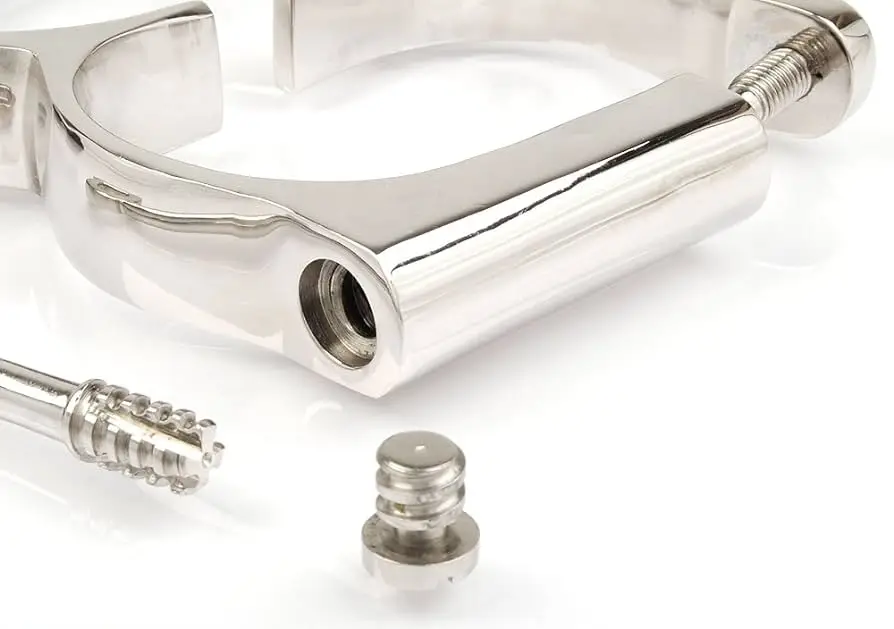 Stainless Steel Bdsm Bondage  Customized Size Kubind Handcuffs