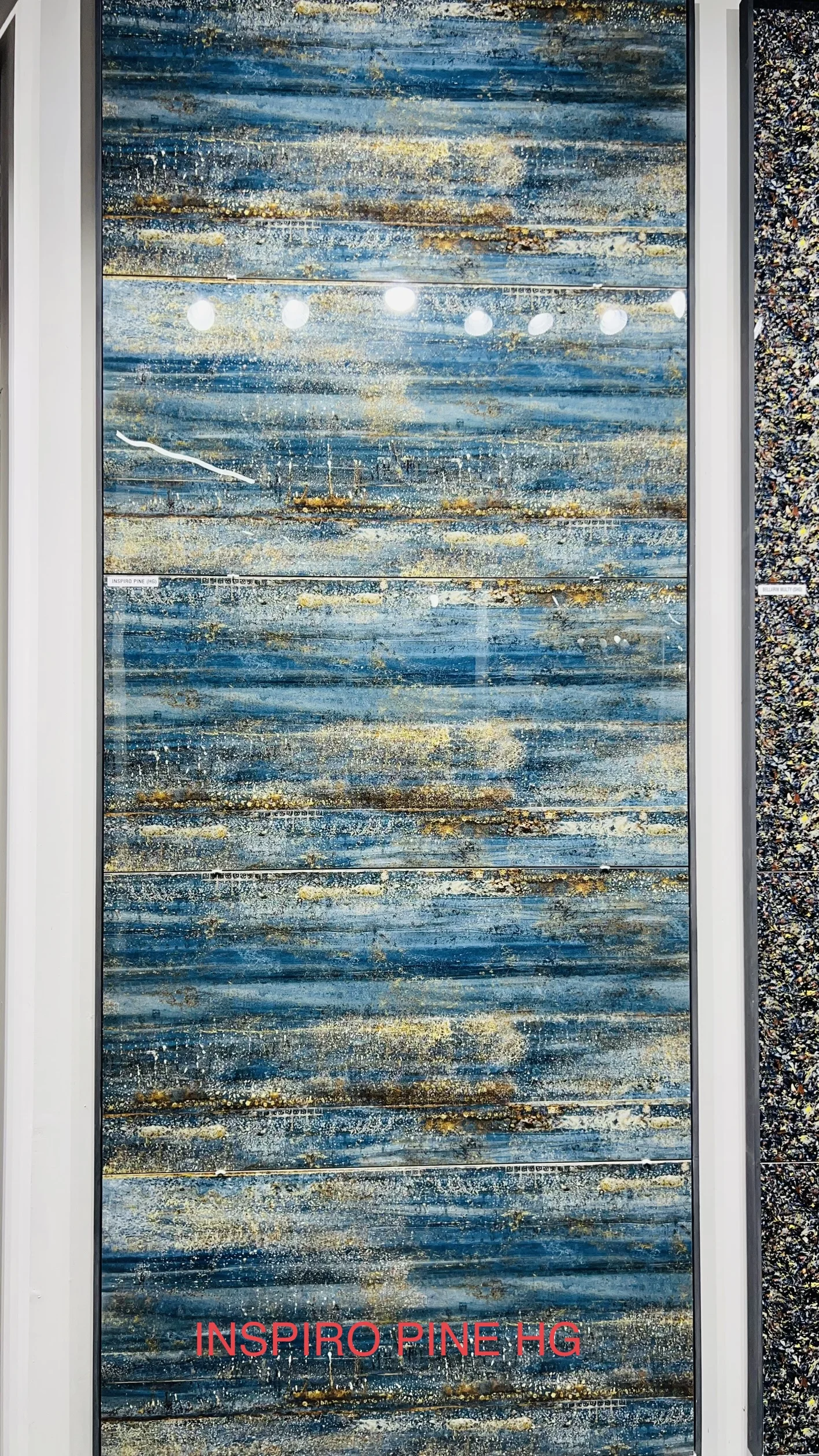 600X1200 MM Porcelain tiles with glossy surface gives perfect finishing to the interior and exterior of home