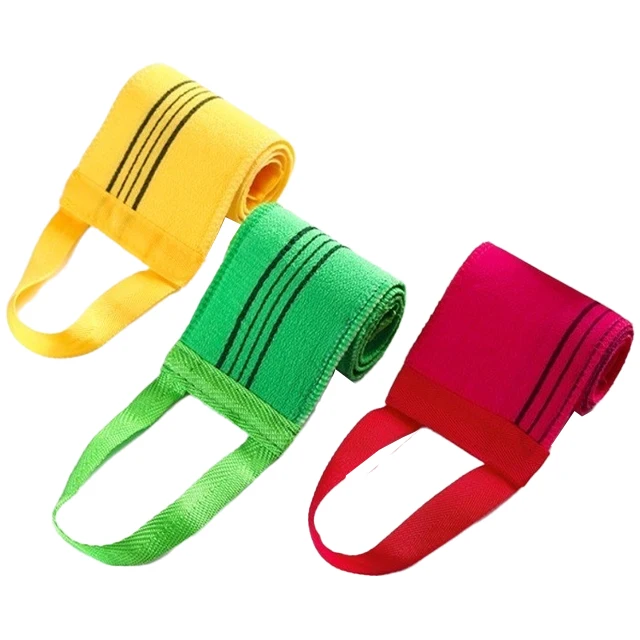 Korean Long Bath Wash Towel For Whole body 3pcs set Soft Medium Hard Face Body Shower Beauty Skin Care Home Textile Washcloth