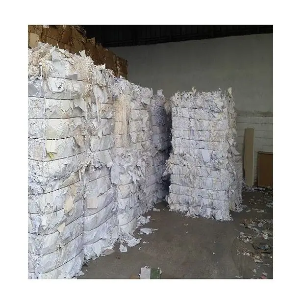 Discounts shredded waste office paper / white waste paper for tissues Wholesale price