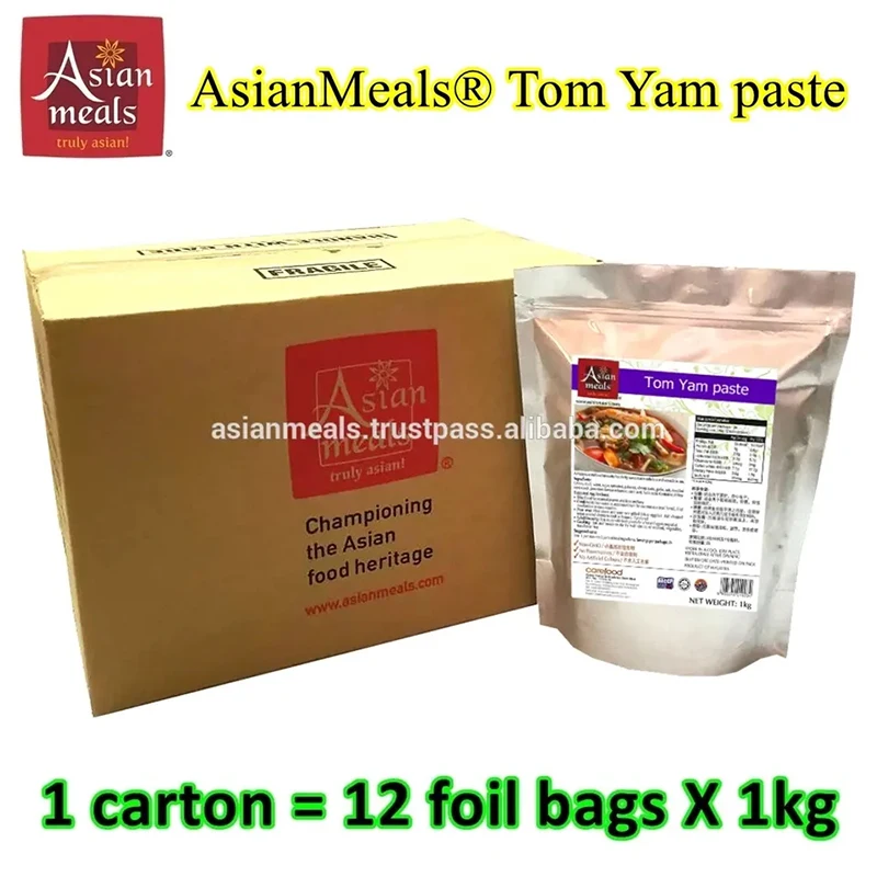 Malaysia Class 1 Premium Authentic AsianMeals Tom Yum Soup Paste Enjoy with Seafood Noodles and Rice